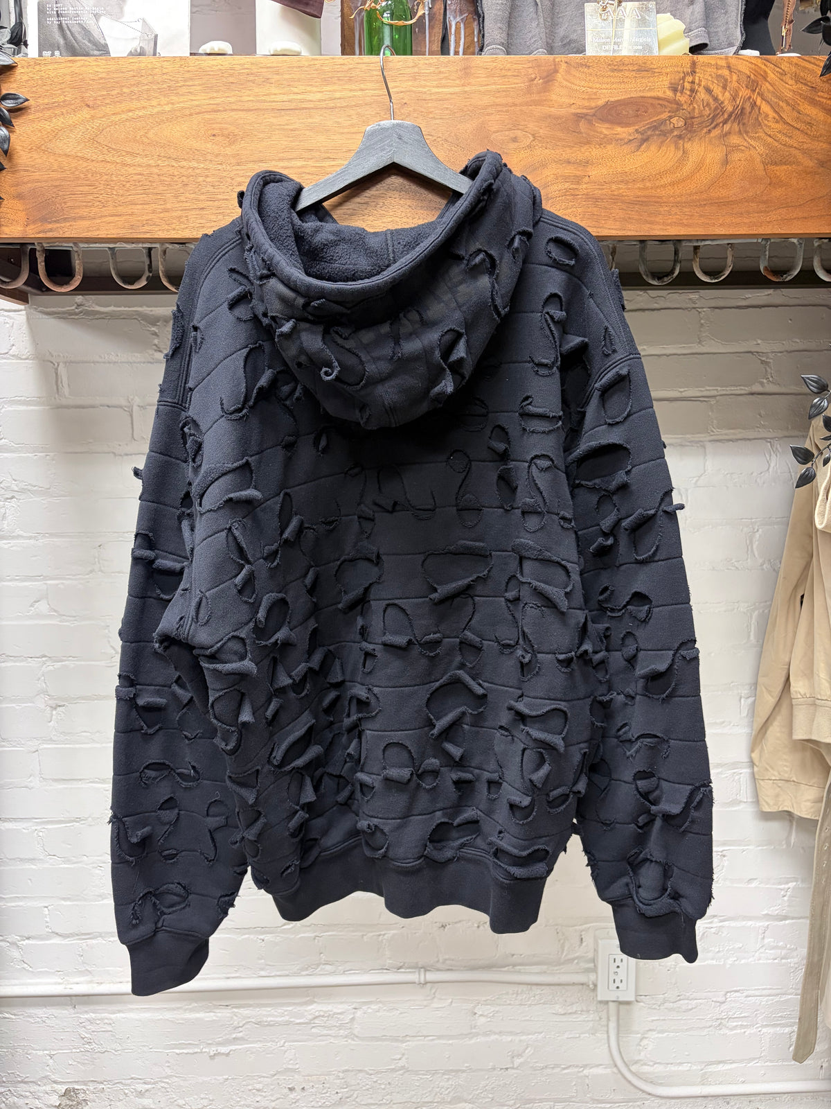 AW2022 Supreme x Griffin ‘Slash Distressed’ Zip-Up Hoodie