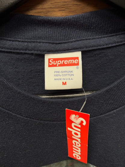 SS2019 Supreme ‘Leda & the Swan’ Navy Blue Graphic T-Shirt