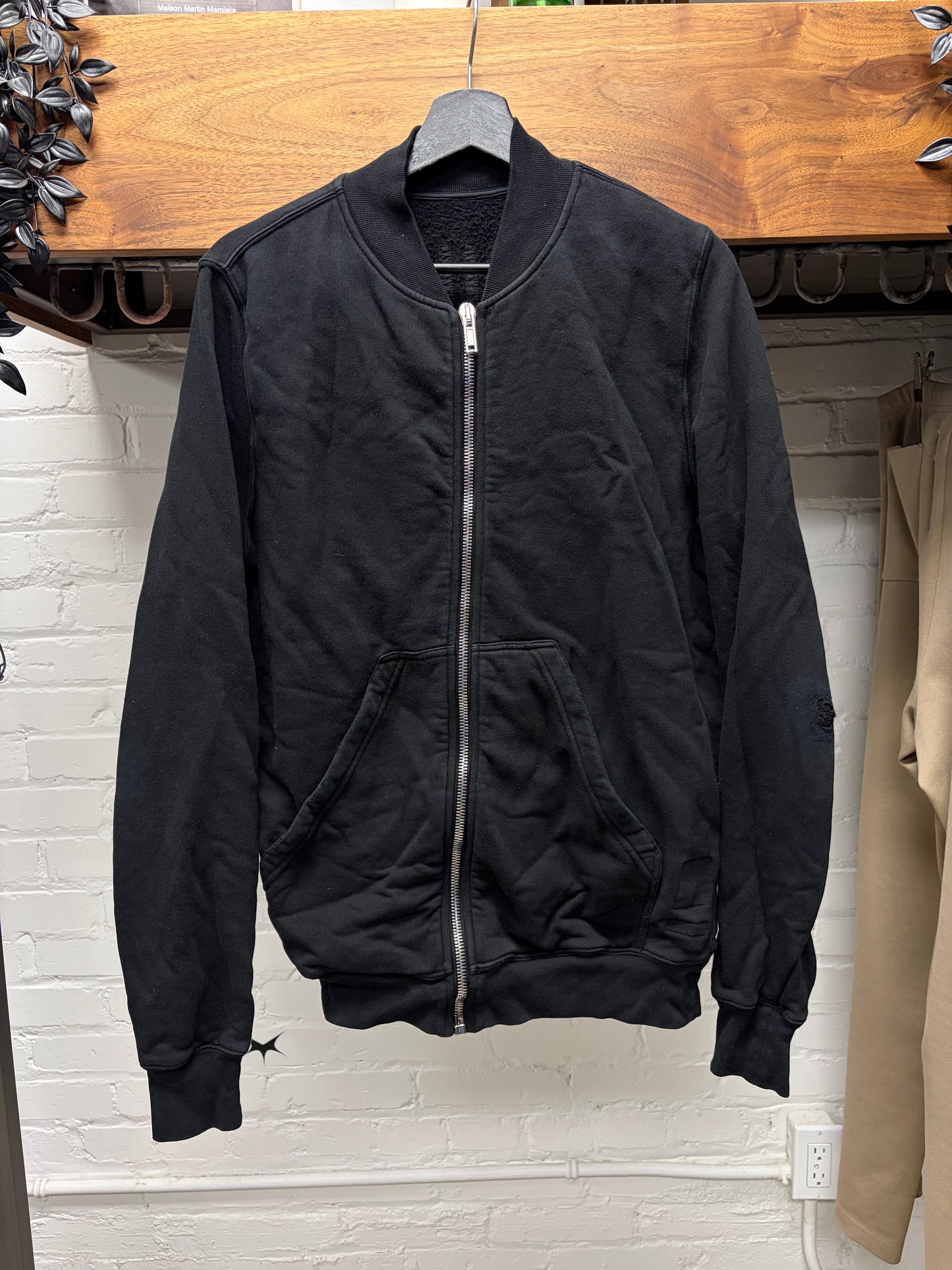 Rick Owens DRKSHDW Cotton Zip-Up Bomber Jacket
