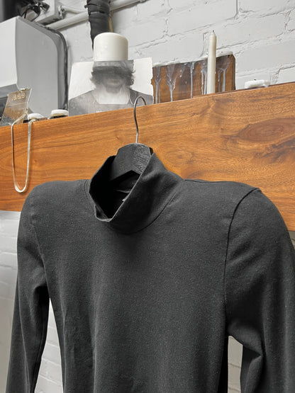 2023 Balenciaga ‘Padded Shoulder’ Mock Neck Long Sleeve Shirt