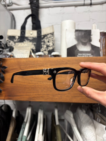 Chrome Hearts ‘Vagilante’ Plus Cross Matte Black/Silver Glasses