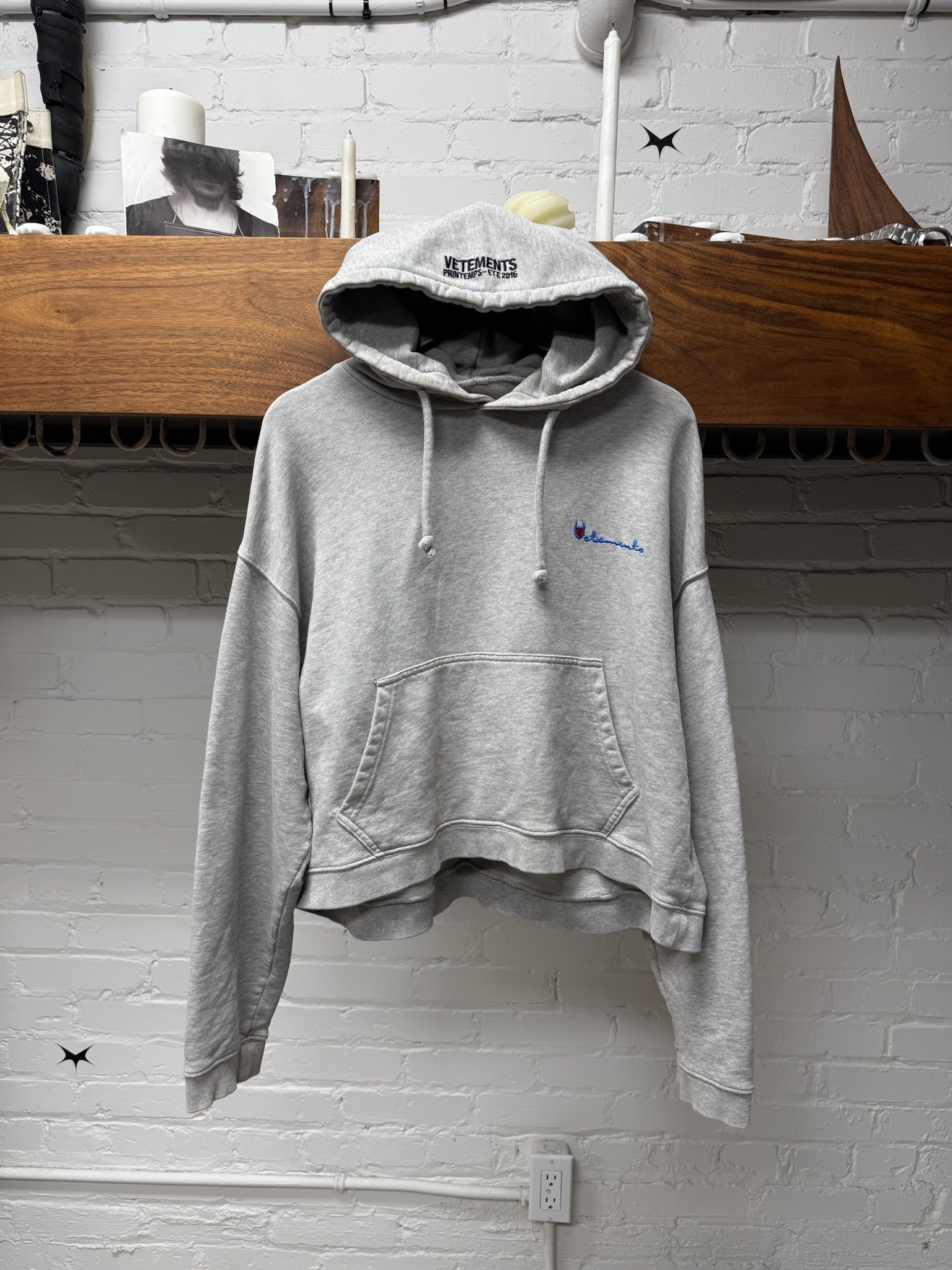 vetements champion16ss sible スウェット SS2016 Vetements x Champion Reversible Hoodie/Sweatshirt – 20 Maud