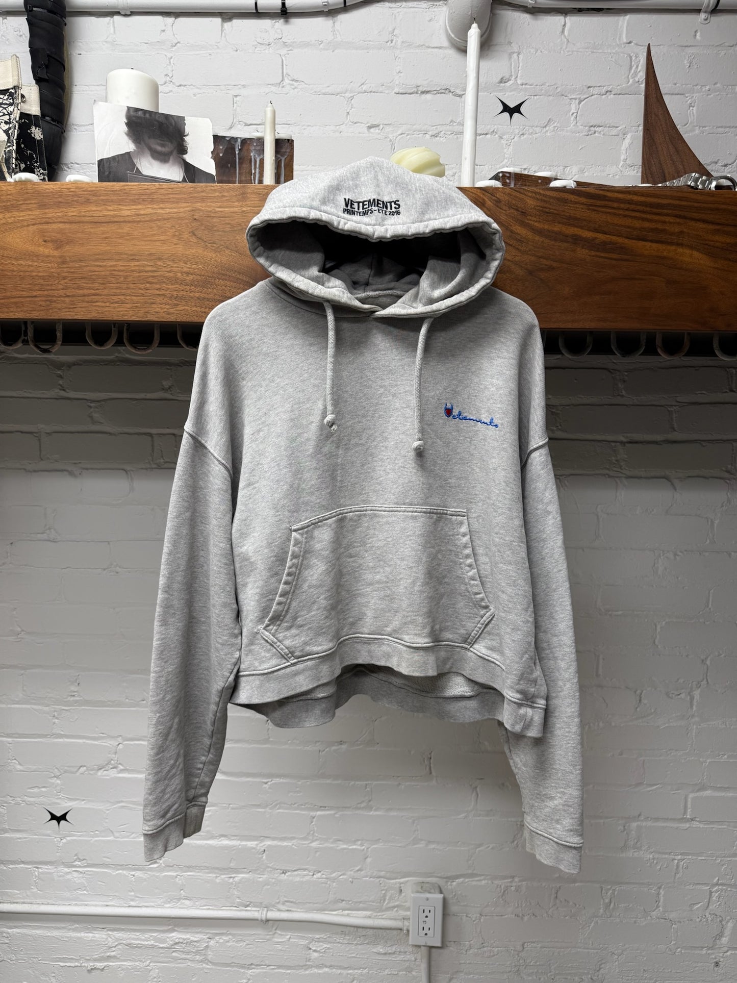 SS2016 Vetements x Champion Reversible Hoodie/Sweatshirt