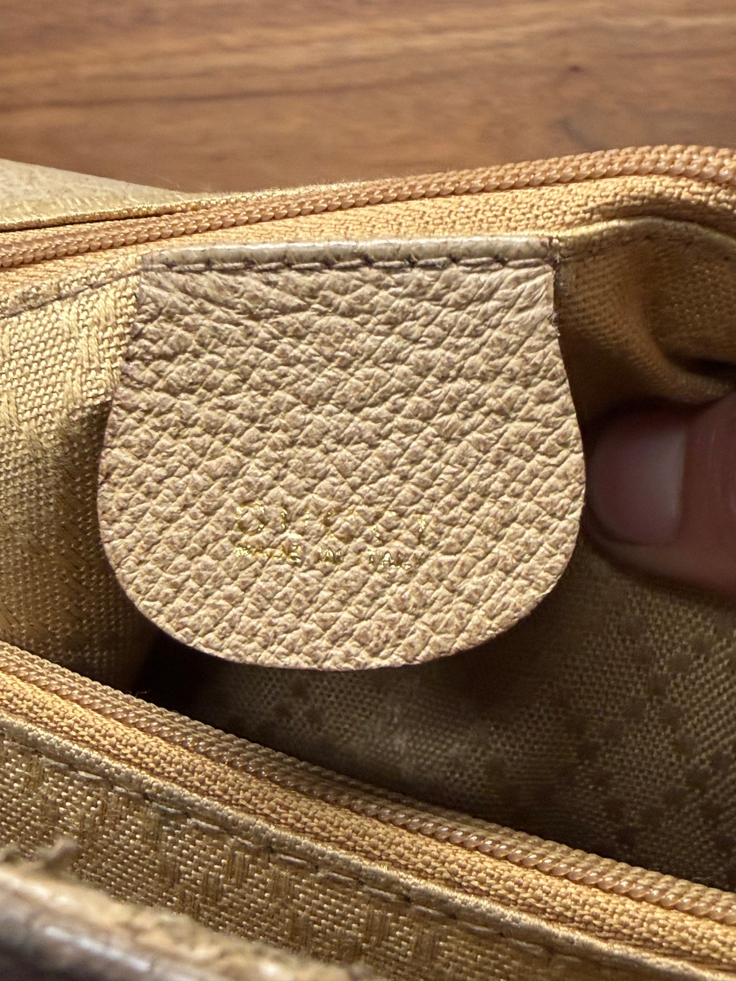 Gucci Bamboo Top Handle Brown Suede Work-Bag