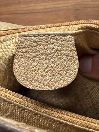 Gucci Bamboo Top Handle Brown Suede Work-Bag