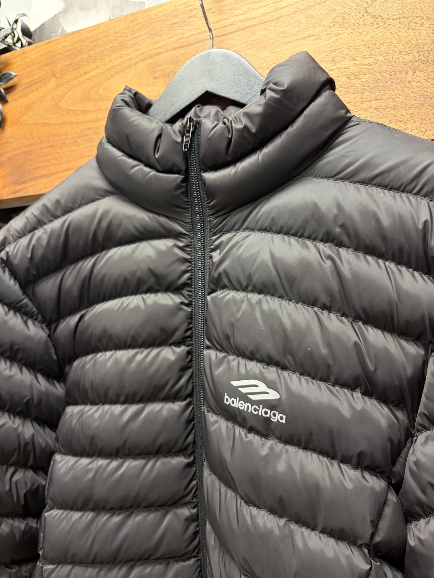 AW2023 Balenciaga Skiwear ‘Hourglass’ Black Puffer Jacket