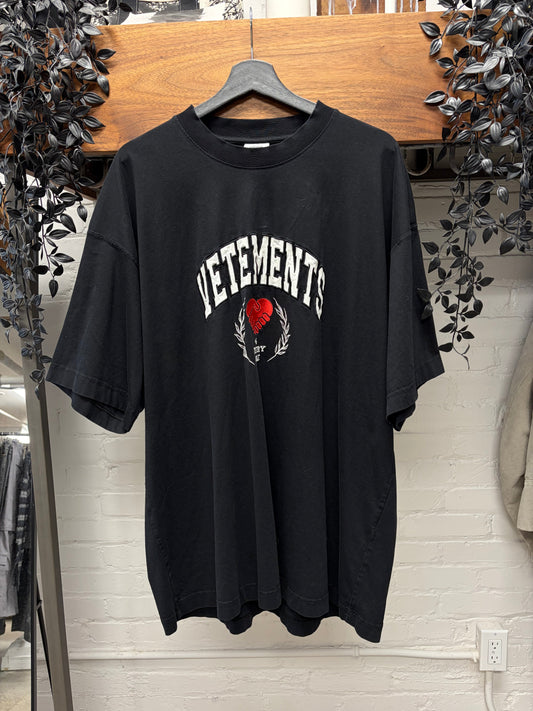 Vetements ‘Solidarity 4 Everyone’ Black Oversized T-Shirt