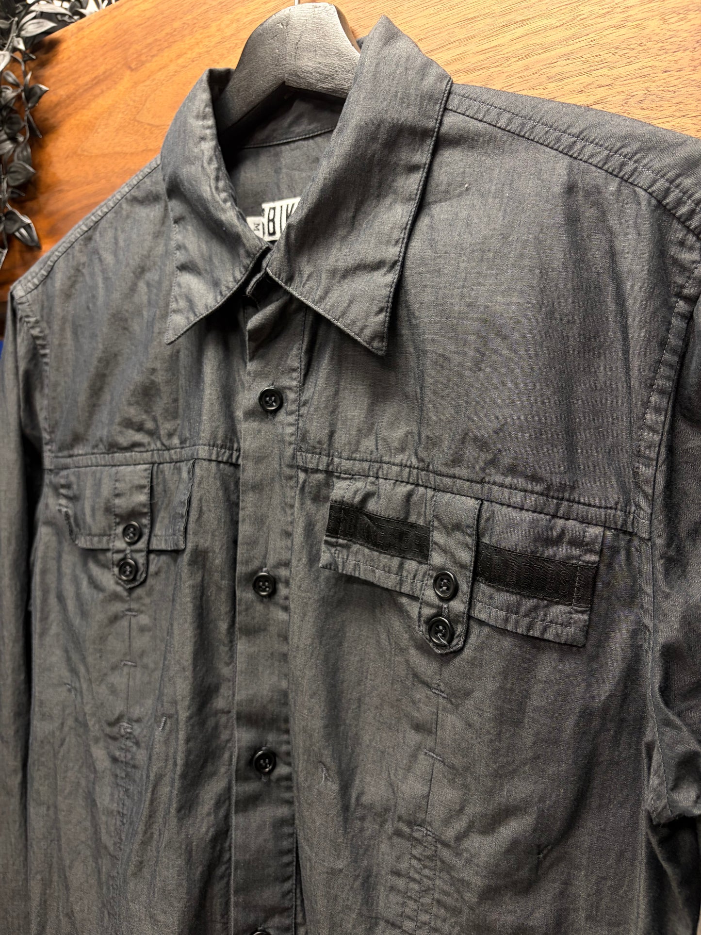 Dirk Bikkembergs Button Flap Pocket Military Shirt