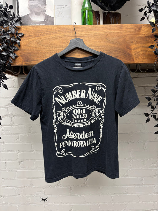 Number (N)ine ‘Jack Daniels’ Black/White Graphic T-Shirt