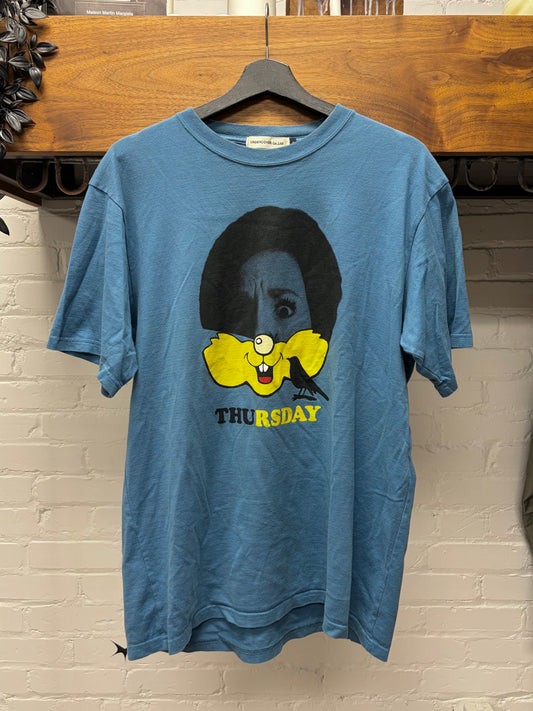 Undercover ‘Thursday’ Blue Graphic T-Shirt