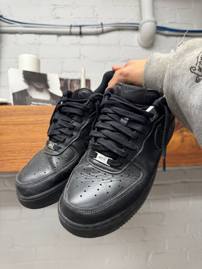 Alyx Studios x Nike Black ‘Air Force 1’ Premium Leather Low Top Sneakers