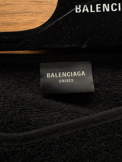 SS2024 Balenciaga ‘Towel’ Black Belted Skirt