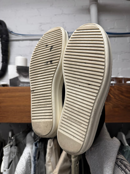 Rick Owens DRKSHDW Canvas ‘Ramones’ Low Top Sneakers