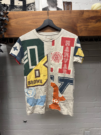 Kapital ‘Varsity’ Vintage Inspired Patchwork Cotton T-Shirt