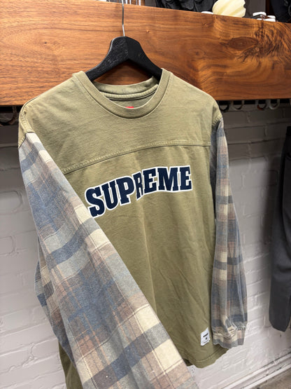 AW2021 Supreme Plaid/Olive Long Sleeve Shirt