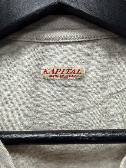 Kapital ‘Varsity’ Vintage Inspired Patchwork Cotton T-Shirt
