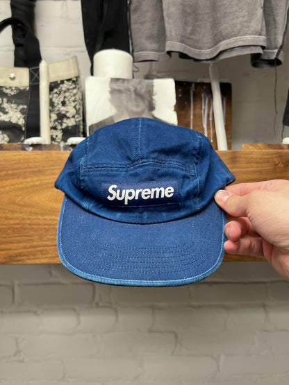 AW2024 Supreme Denim ‘Box Logo’  5 Panel Strap-Back Hat