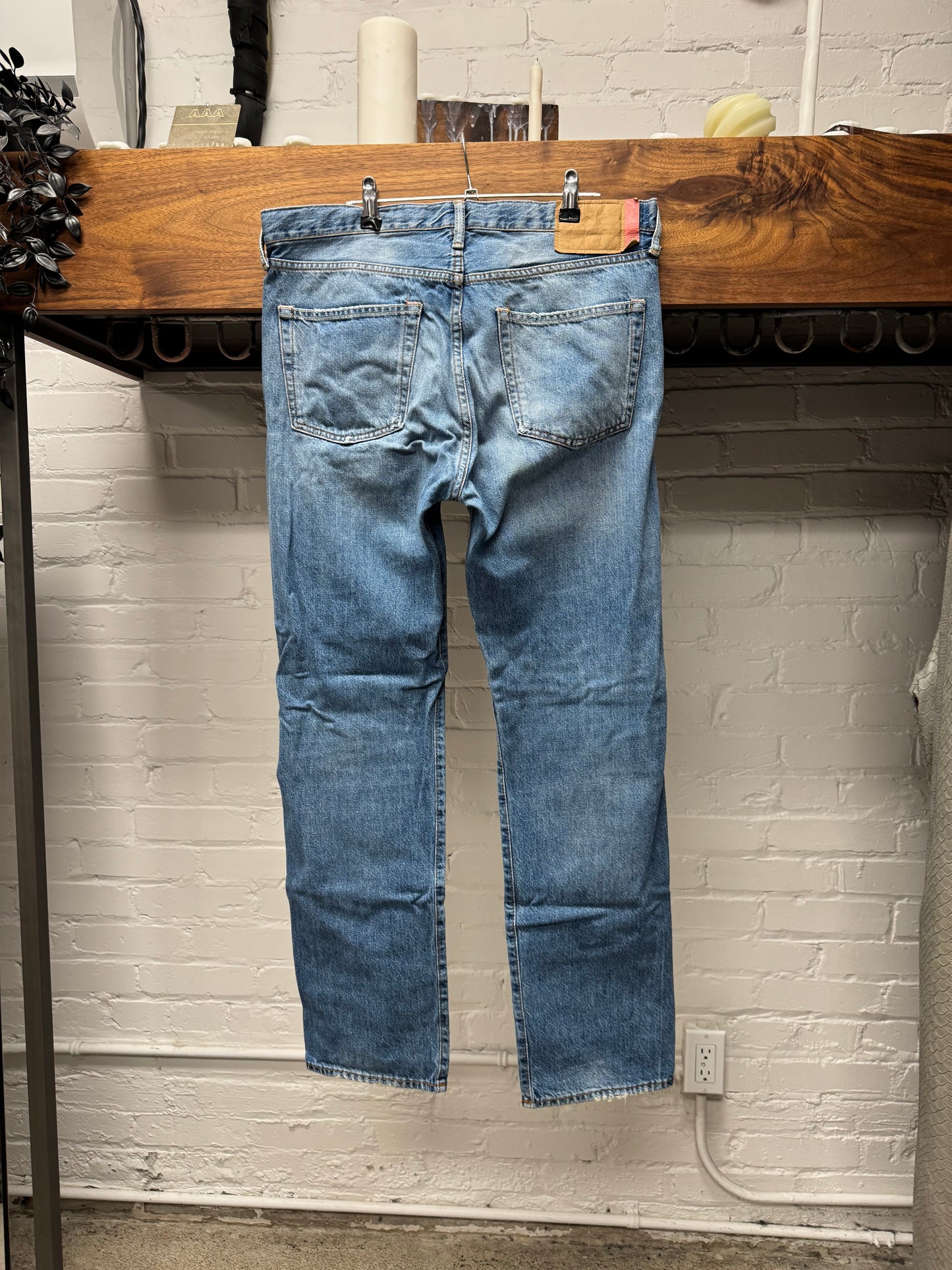 Acne Studios ‘Washed Blue’ Slim Straight Cut Denim