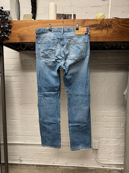 Acne Studios ‘Washed Blue’ Slim Straight Cut Denim
