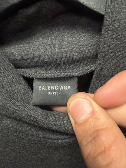 2023 Balenciaga ‘Shoulder Padded’ Grey Long Sleeve Shirt