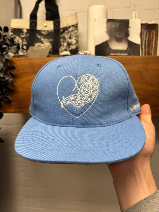 Chrome Hearts ‘Love You’ Vine Heart Blue Fitted Hat