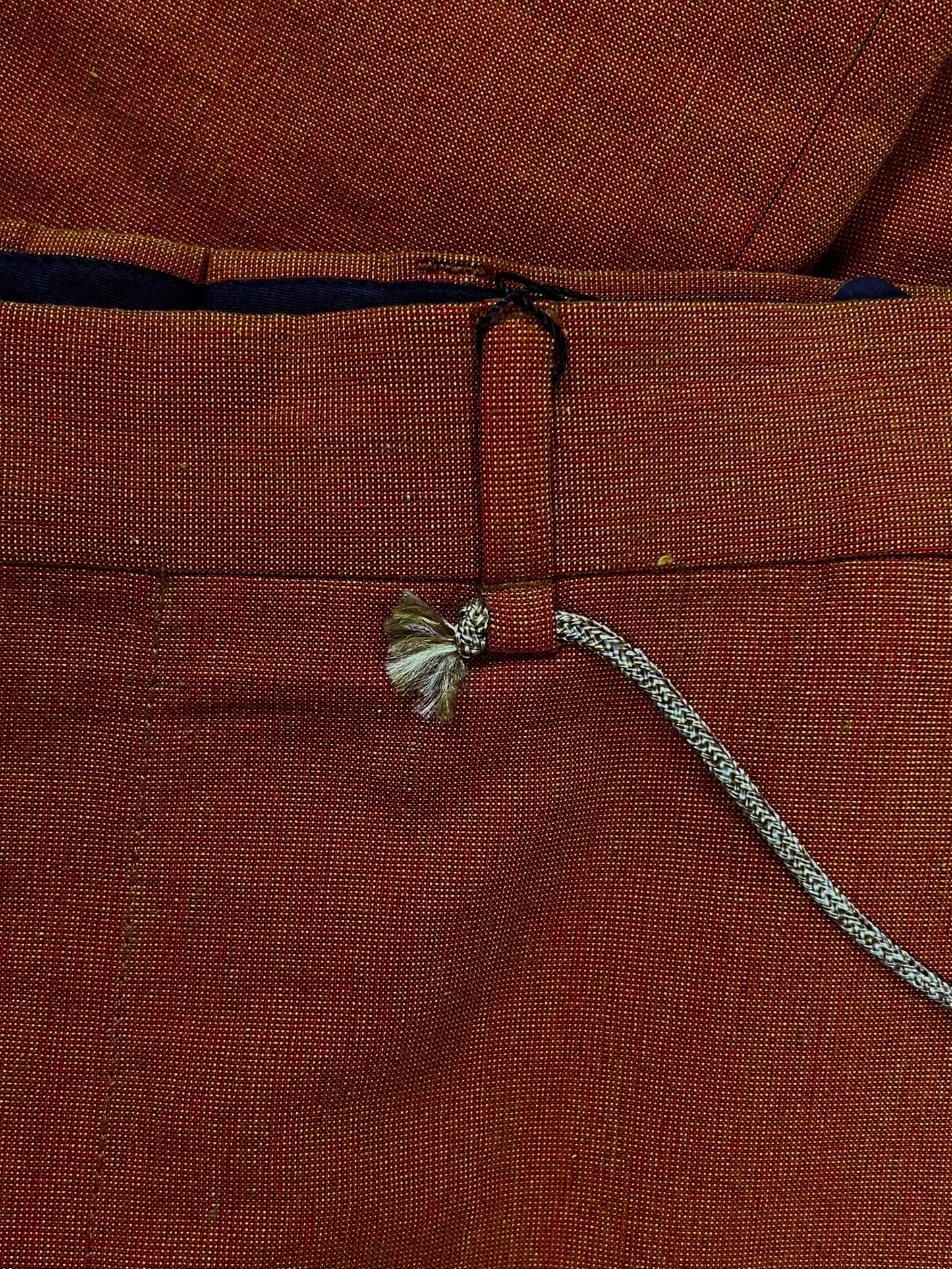 Acne Studios ‘Burnt Orange’ Wool Flared Trousers