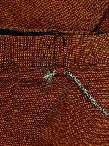 Acne Studios ‘Burnt Orange’ Wool Flared Trousers
