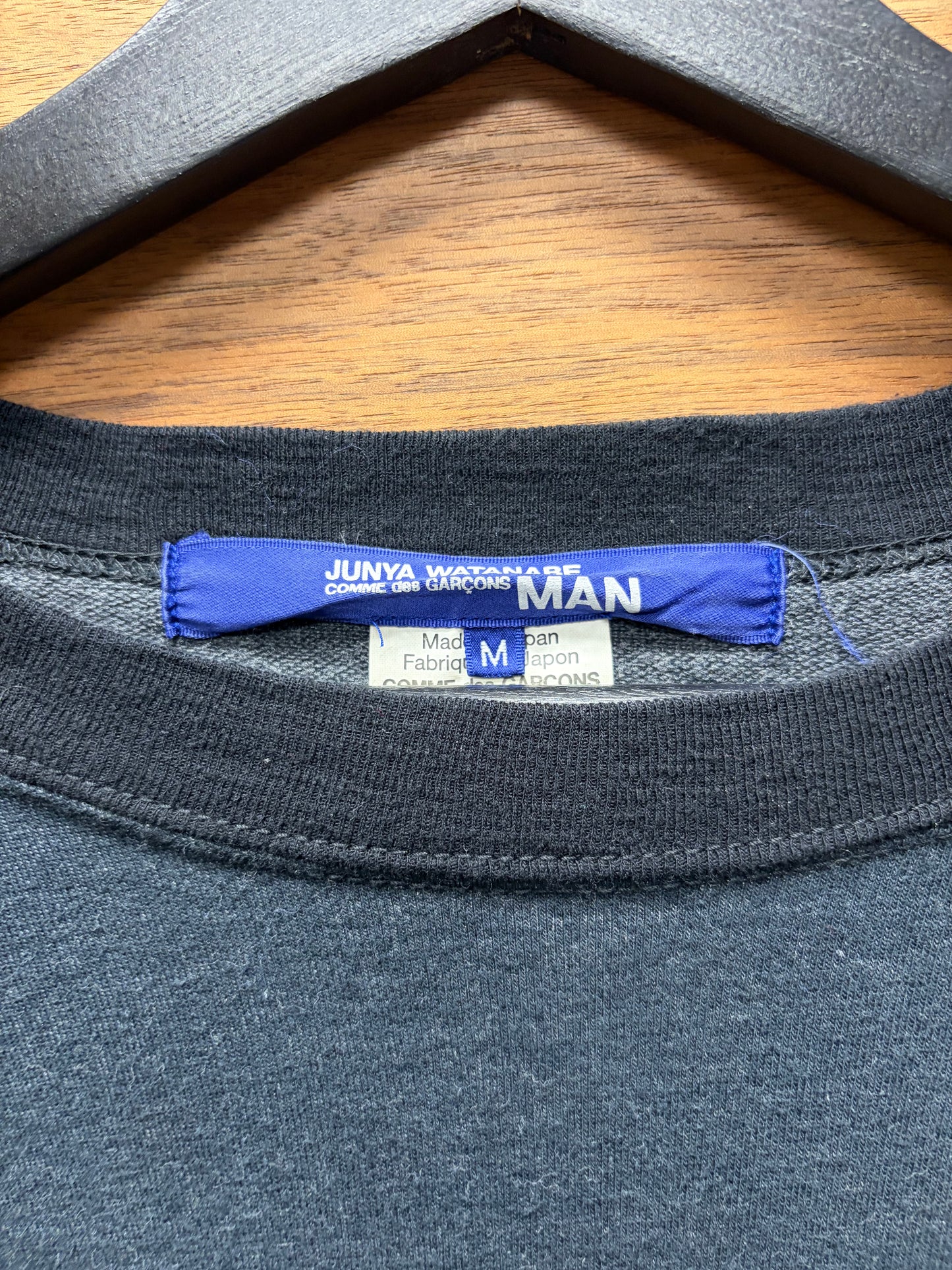 2018 Junya Watanabe ‘3M’ Reflective Tape Seam Sweatshirt