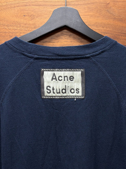 Acne Studios ‘Reverse Logo’ Jersey Cotton Long Sleeve Shirt