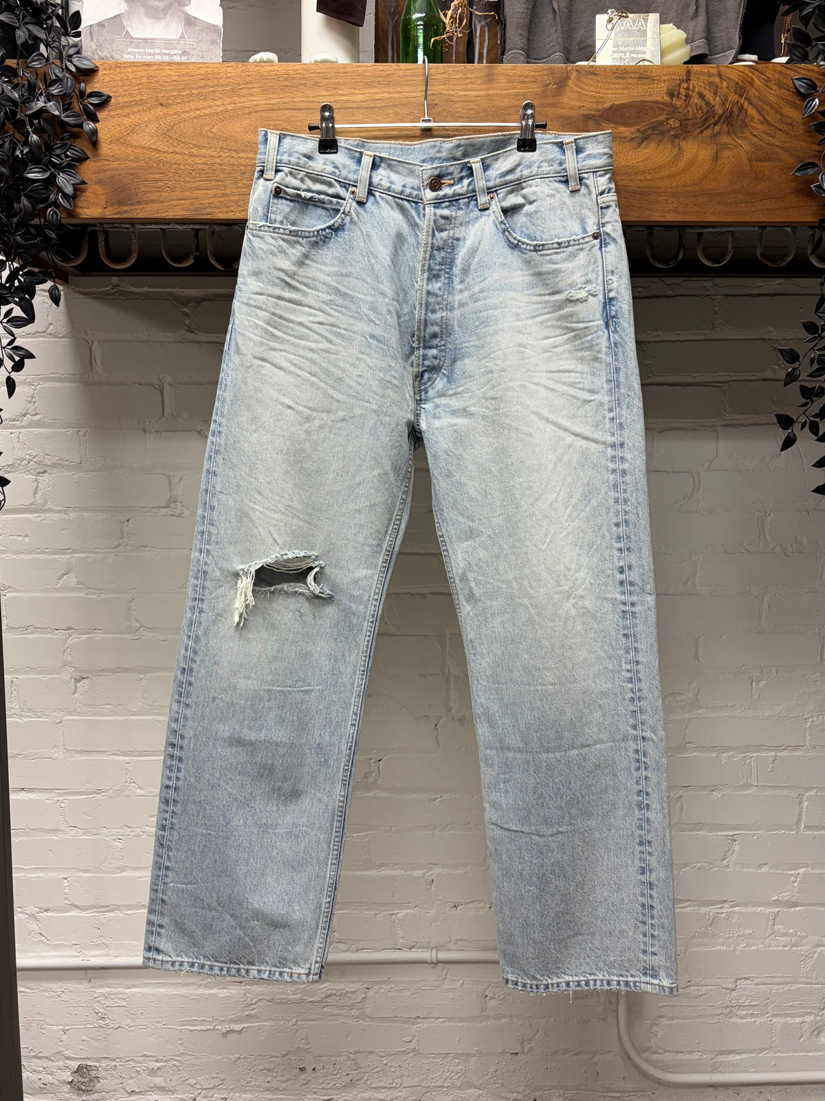 Celine ‘Wesley PF’ Rigid Light Wash Blue Slim/Straight Cut Denim