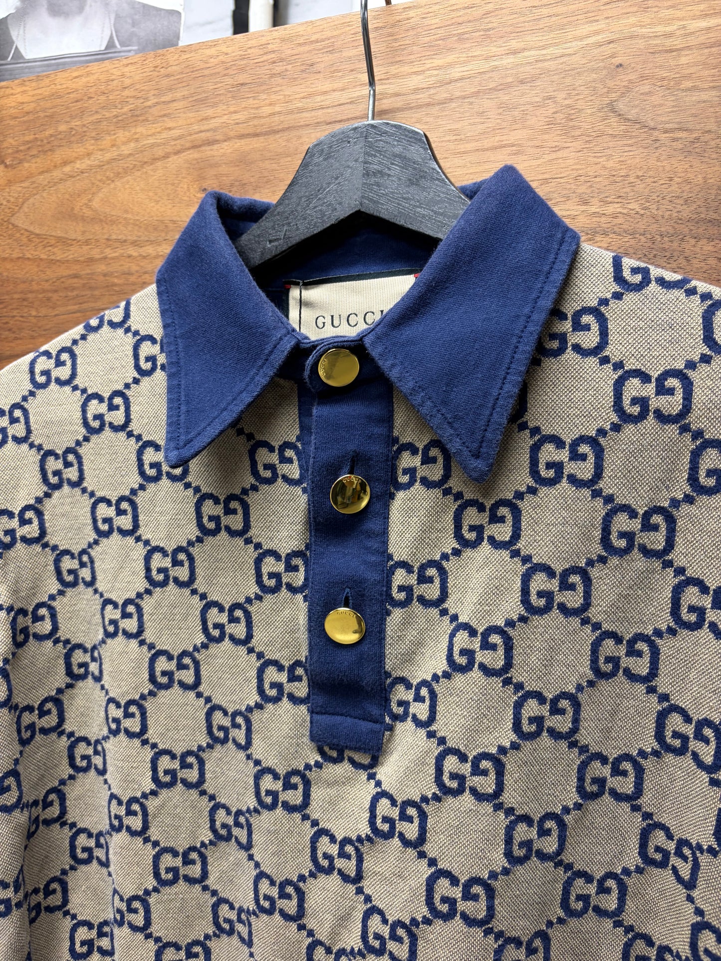 Gucci ‘Guccisima’ Monogram Brown/Blue Polo