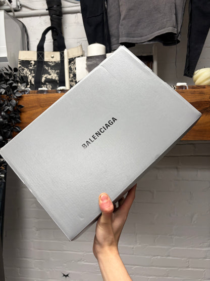 Balenciaga ‘Steroid’ Black Oversized Lace Up Combat Boots