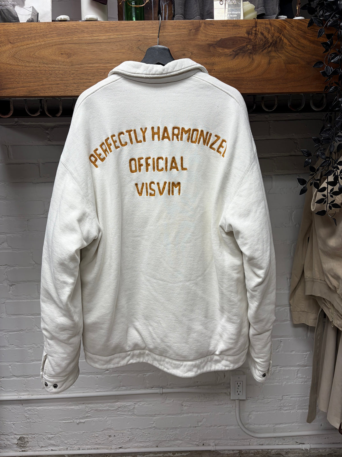 Visvim ‘Perfectly Harmonized’ White Cotton Coaches Jacket