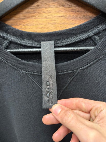 Chrome Hearts ‘Slo Ride’ Black CH Embroidered Logo Cutoff Sweatshirt