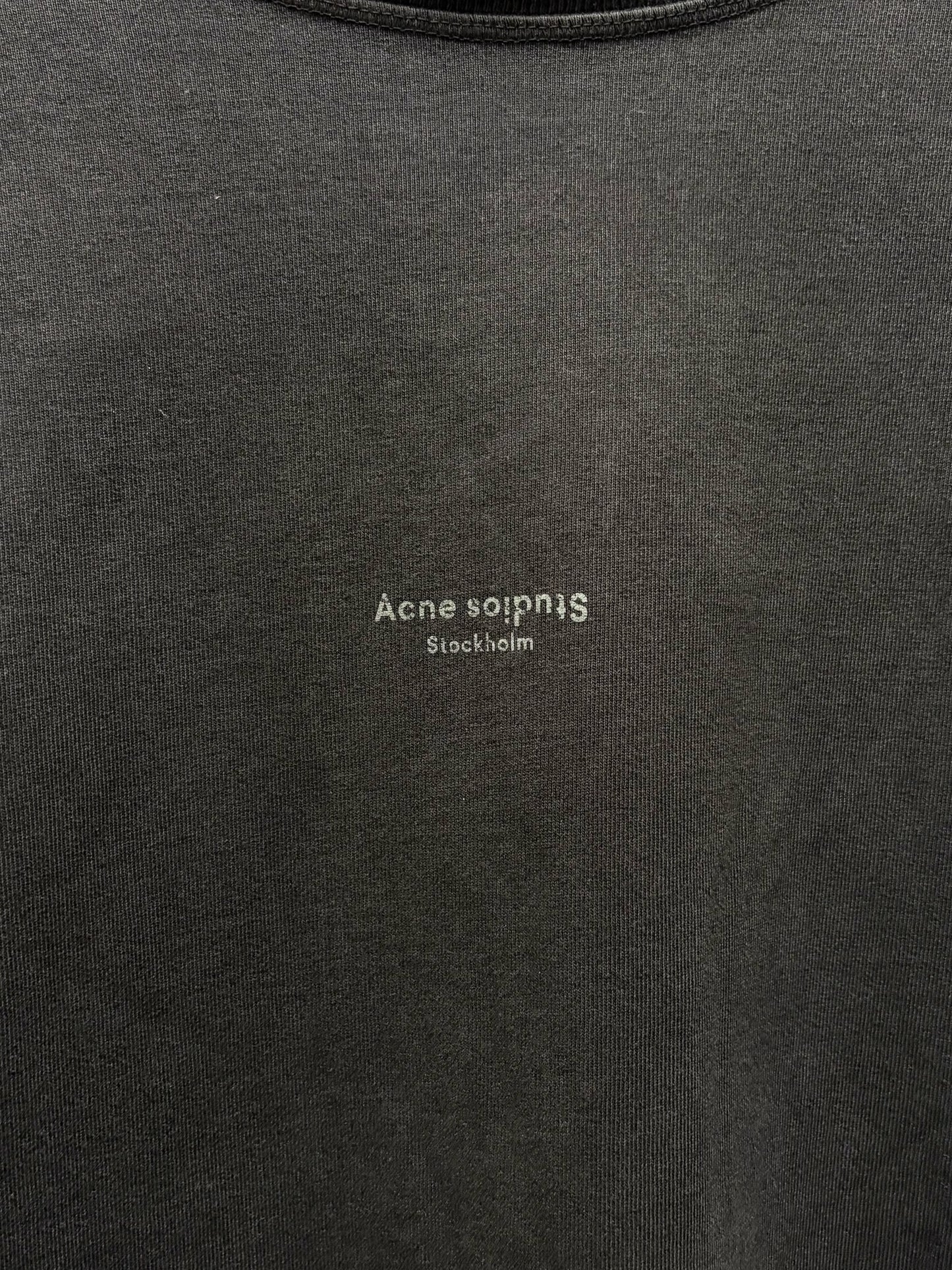 Acne Studios ‘Stockholm Logo’ Black Oversized T-Shirt
