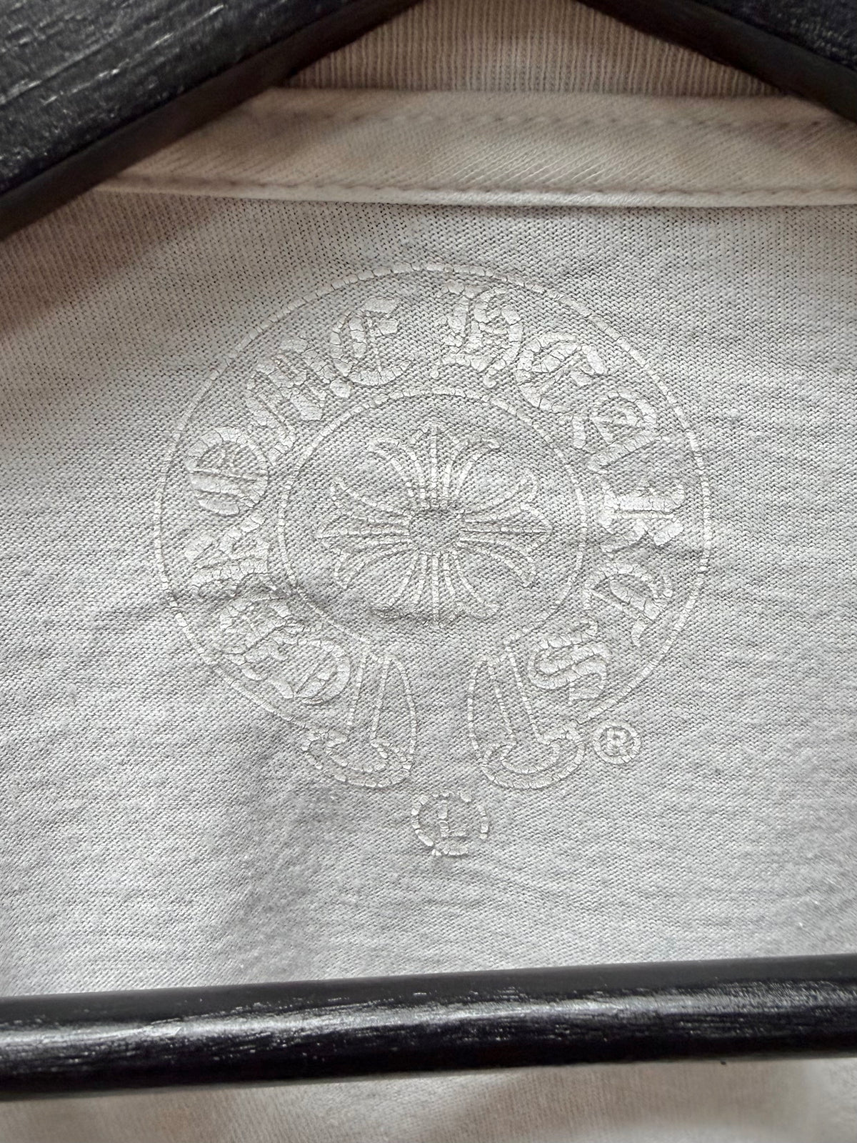 Chrome Hearts White ‘Horseshoe Logo’ Long Sleeve Shirt