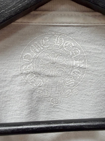Chrome Hearts White ‘Horseshoe Logo’ Long Sleeve Shirt