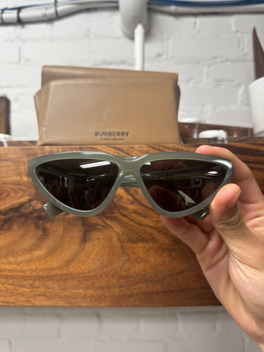 Burberry ‘Cat Eye’ Emerald Green Sunglasses