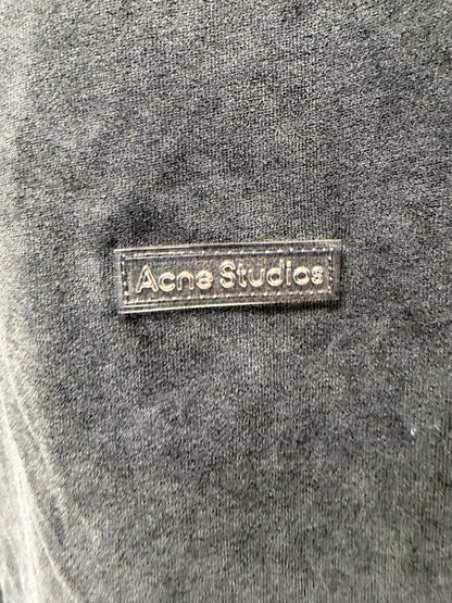Acne Studios ‘Patch Logo’ Organic Cotton Grey Oversized T-Shirt