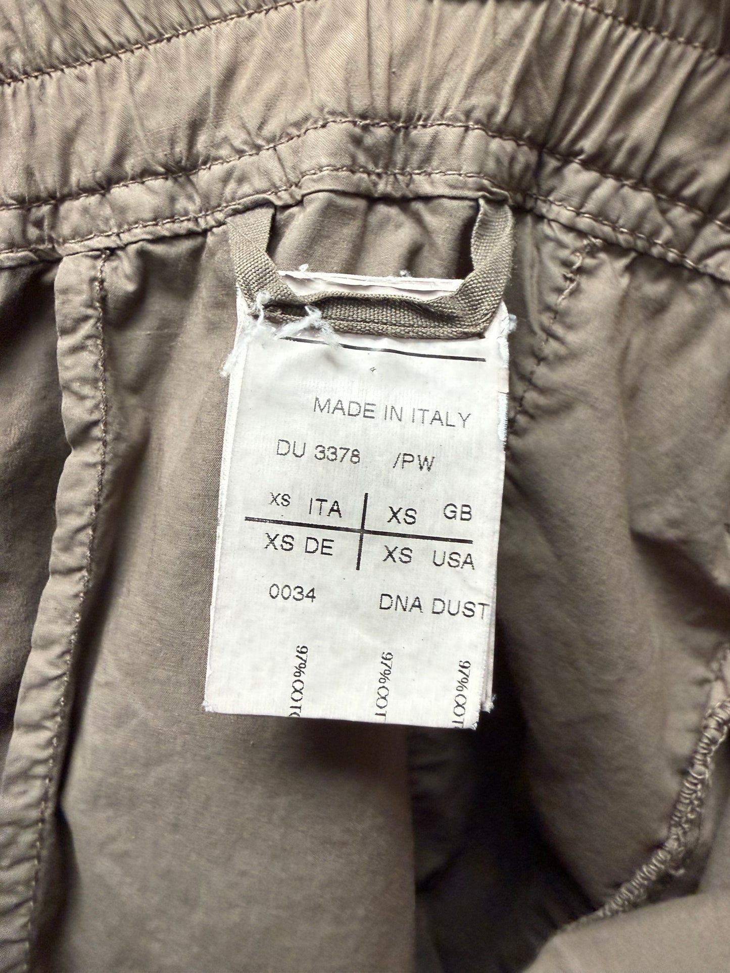 Rick Owens O&M era ‘DNA Dust’ Drop Crotch Pod Drawstring Shorts
