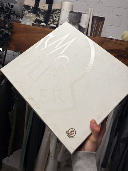 Rick Owens x Moncler ‘Amber’ Black Leather Multi-Lace Snow Boots