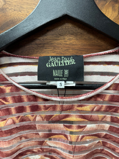 SS2001 Jean Paul Gaultier ‘Satan’ Mesh 3/4 Length Mesh Shirt