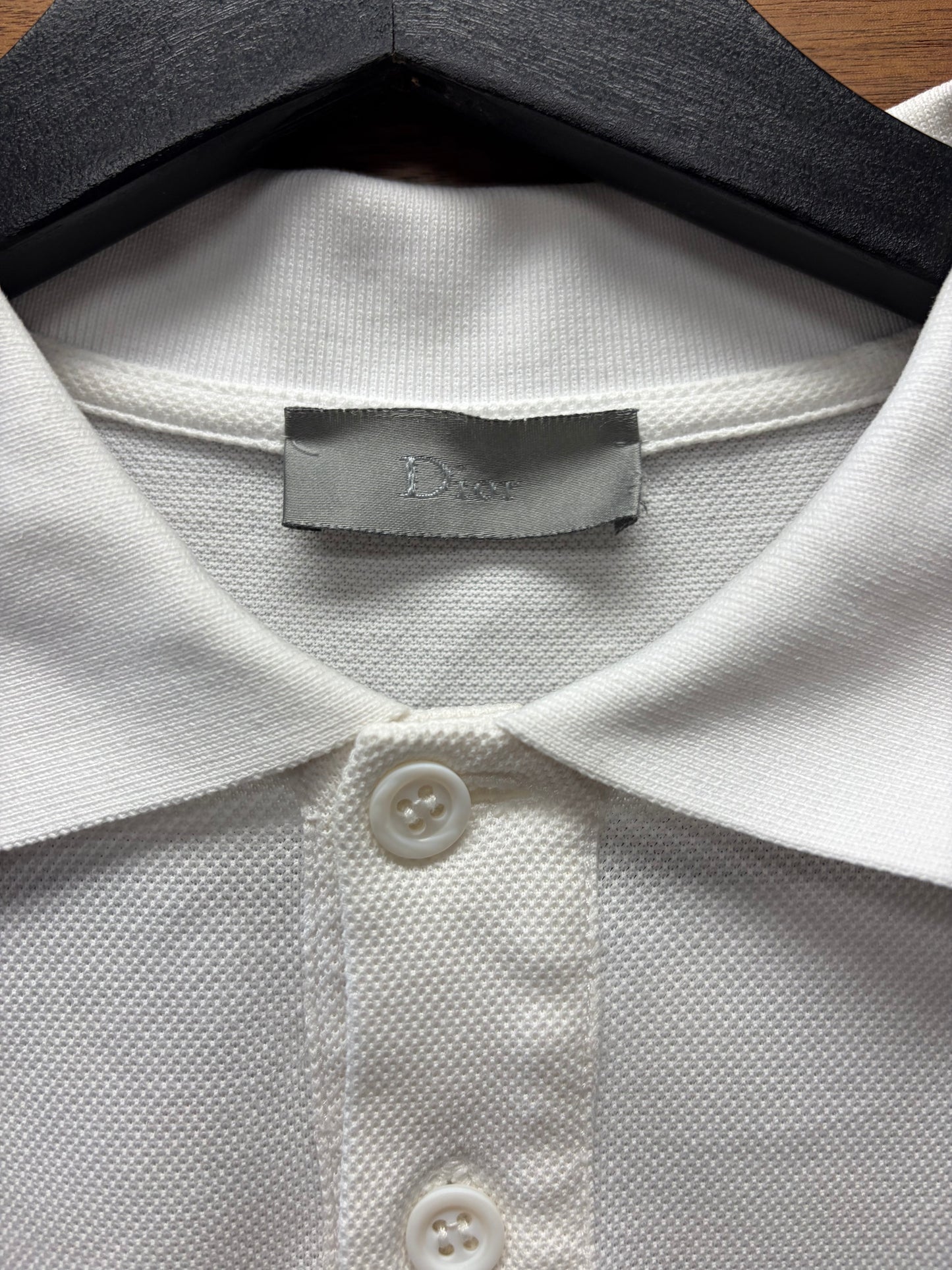 Dior Homme ‘Patch Logo’ White/Red Polo