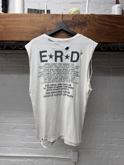 Enfants Riche Deprimes ‘Dieu’ Distressed Tank Top