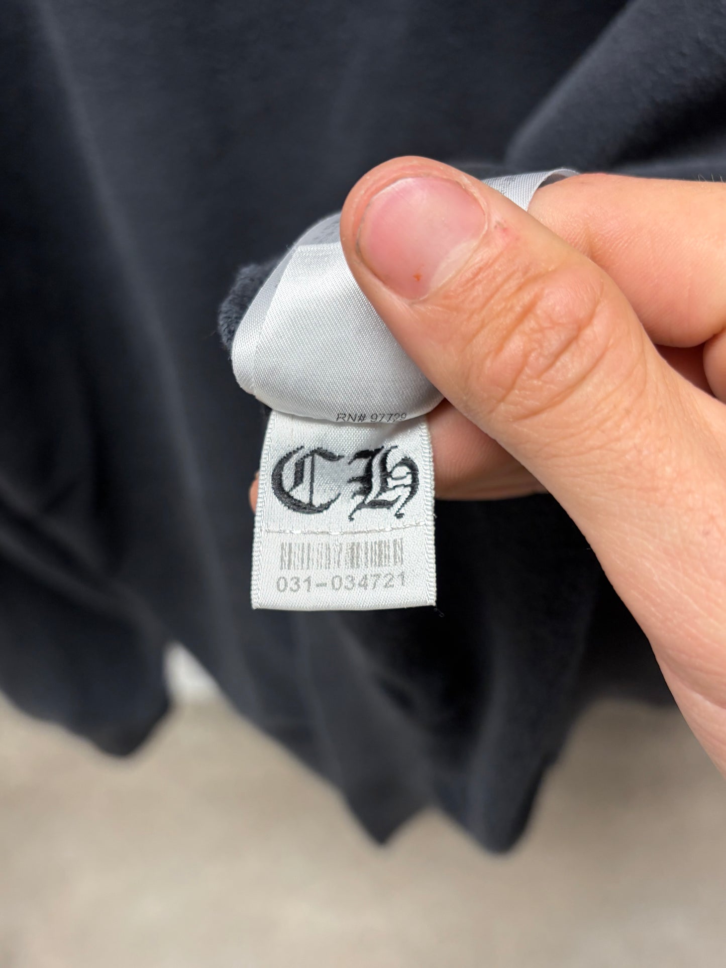 Chrome Hearts ‘Boost Logo’ Black Pullover Hoodie