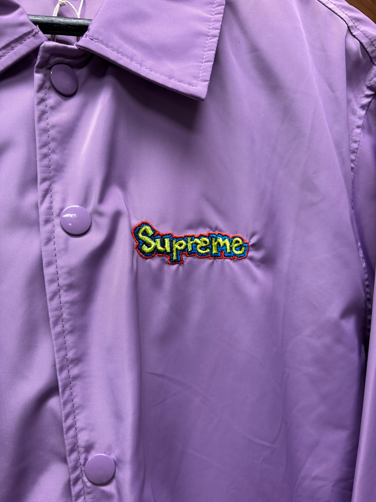 SS2018 Supreme ‘Gonz’ Purple Coaches Jacket