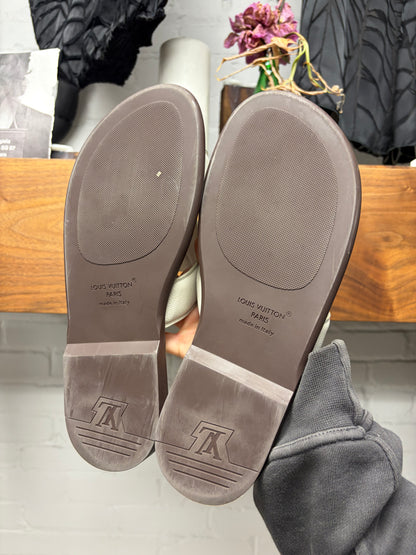 Louis Vuitton ‘LV Oasis Mule’ Grained Calf Leather Sandals
