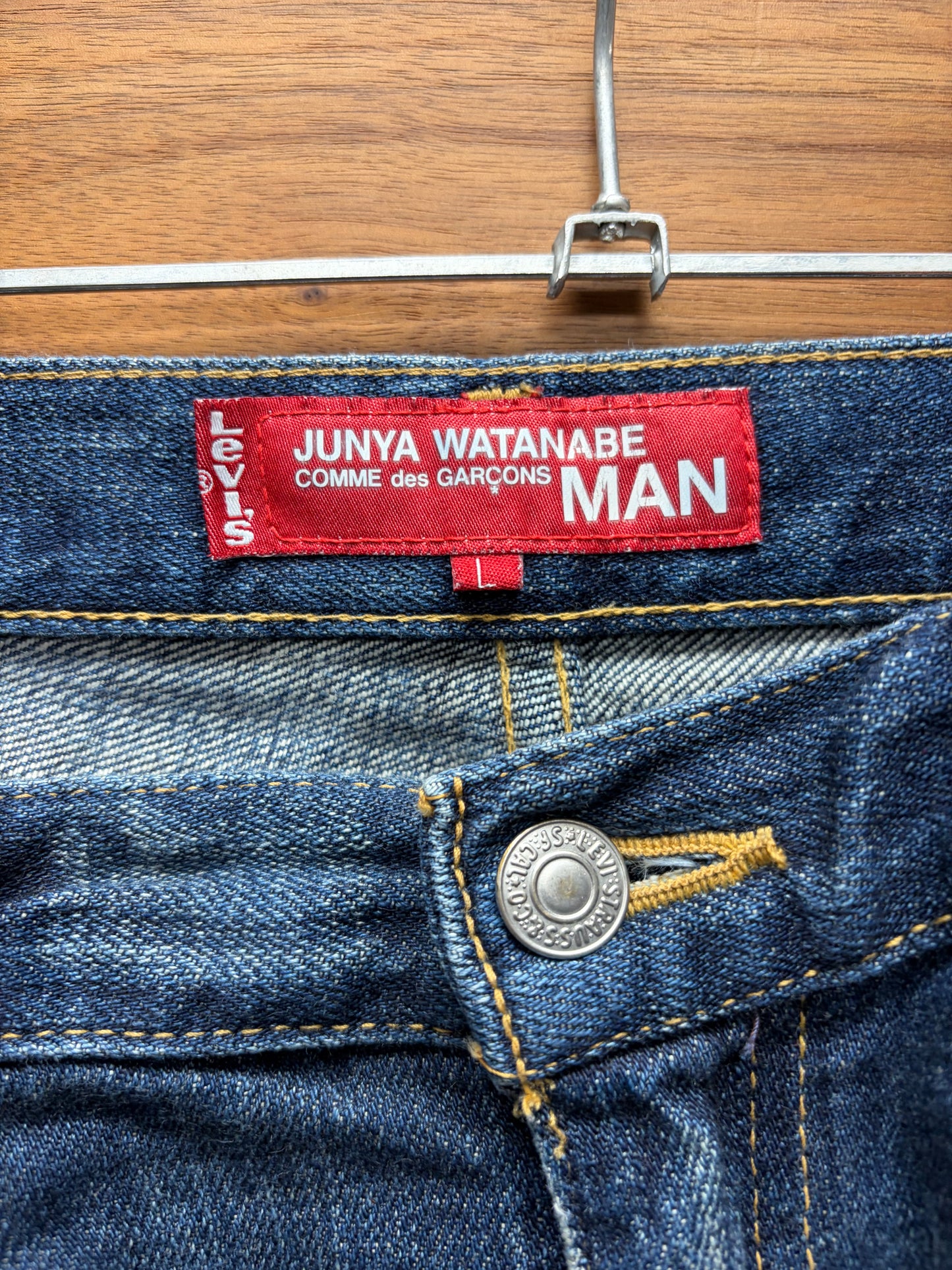 AW2005 Junya Watanabe x Levi’s ‘Triglav’ Flag Blue Jeans