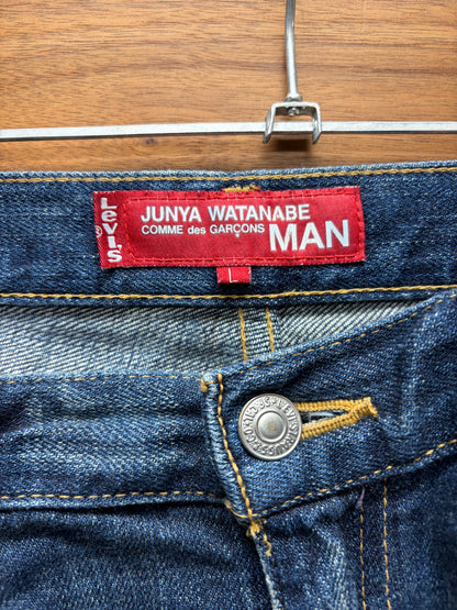 AW2005 Junya Watanabe x Levi’s ‘Triglav’ Flag Blue Jeans