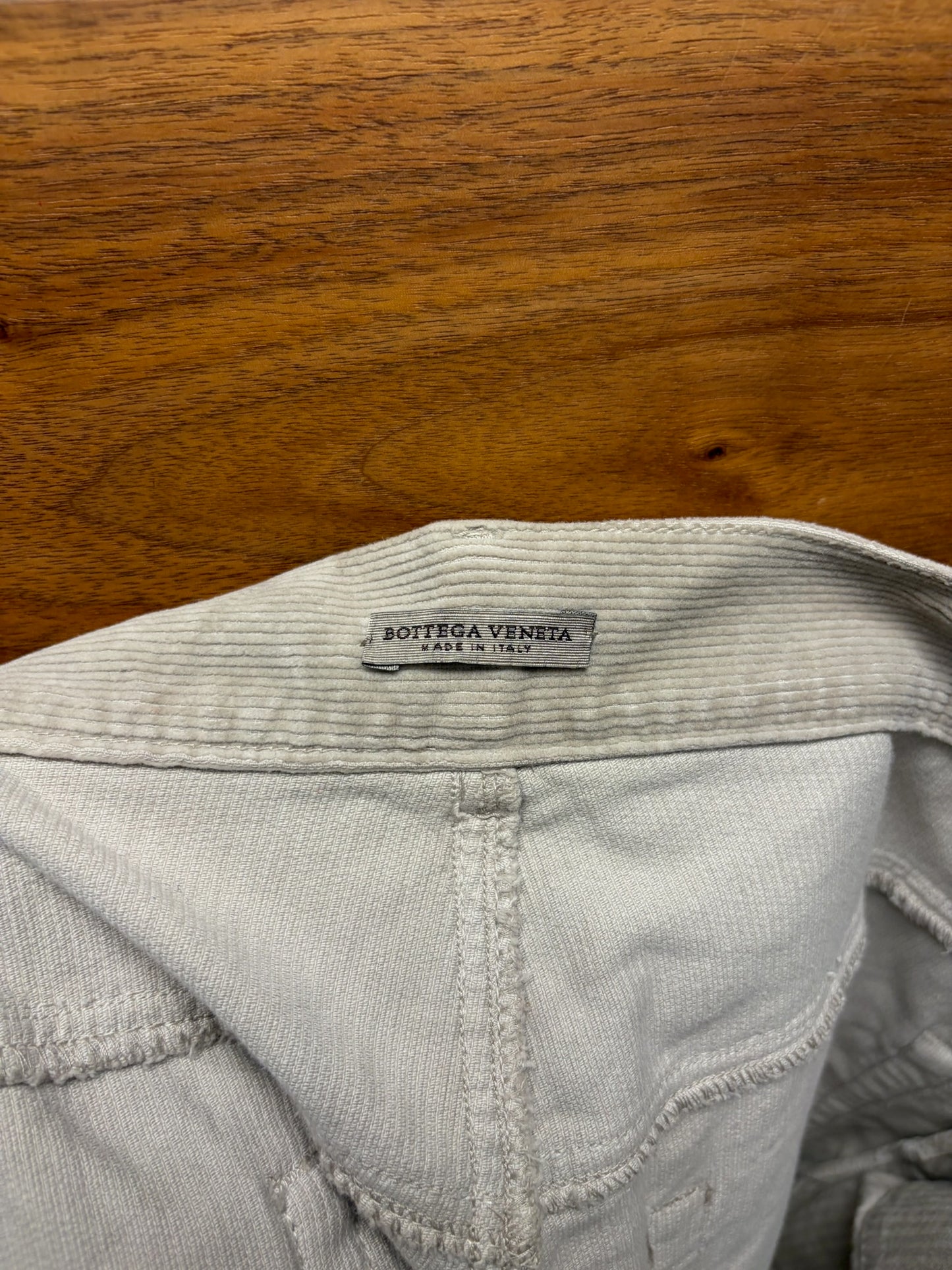 Bottega Veneta Tan Corduroy Skinny Jeans